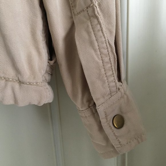 Dex Beige Semi-Cropped Utility Jacket - Picture 15 of 16